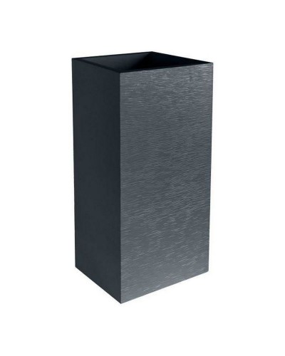 Kruka EDA Graphit Grå Mörkgrå Plast Fyrkantig 39,5 x 39,5 x 80 cm