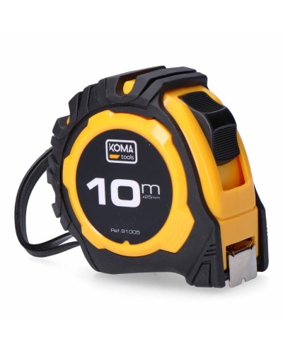 Koma Tools Mètre Ruban Standard, 10m x 25mm, Pour des Mesures Précises

