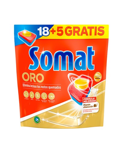 Somat Or - Pastilles Lave-Vaisselle Premium pour une Vaisselle Brillante et Sans Traces
