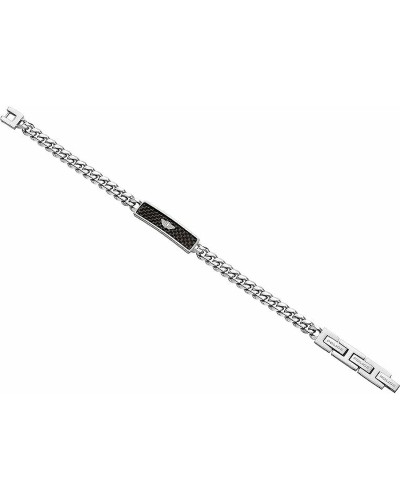 Police Pulsera Hombre PEAGB0009001 Acero Negro Malla [Longitud Ajustable]
