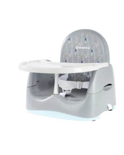 Kinderstoel Badabulle Sitzerhöhung 15 kg Wit/Grijs