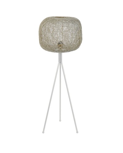 Lattialamppu DKD Home Decor Valkoinen 50 W 220 V 41 x 41 x 109 cm