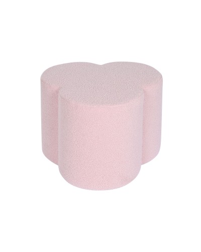 Poggiapiedi in Velluto Rosa DKD Home Decor per Rilassamento e Comfort, 53 x 53 x 40 cm