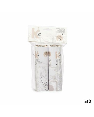 Kledingroller Navulling 16 cm Wit (12 Stuks)