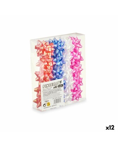 Cordones con forma de tarta de PVC brillante de 6 cm (12 uds) para zapatos y complementos.
