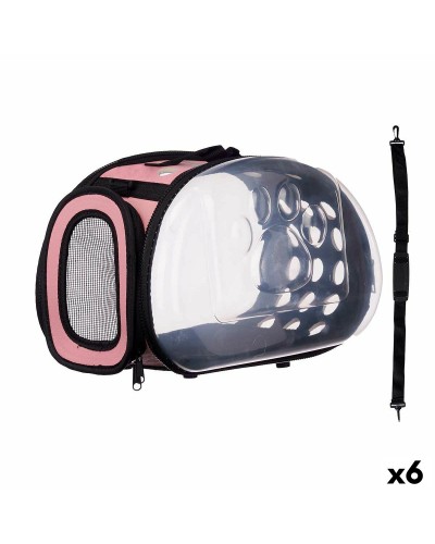 Transporter Svart Rosa Plast 37 x 17 x 22 cm (6 antal)