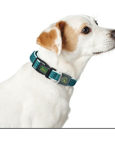 Hunter Collar Básico para Perros, Hilo Azul, Ancho 20 mm
