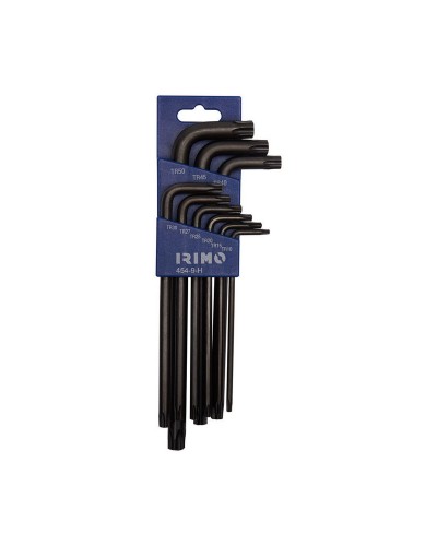 Set Chiavi Torx Irimo 9 Pezzi: T10-T50 per Lavori Meccanici e Riparazioni
