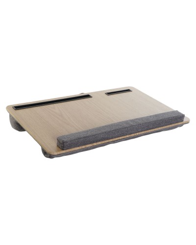 Plateau ESPRIT Polyester - Bois MDF - 55 x 35 x 7 cm - Élégant et pratique pour servir ou décorer
