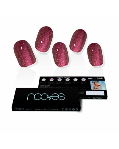 Ruby Claret Gel Self-Adhesive Fake Nails - Perfect Manicure
