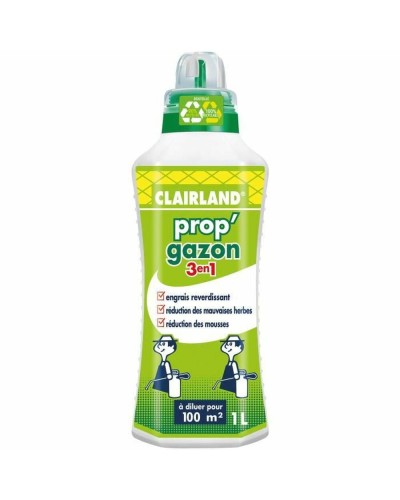 Engrais organique Clairland 3 en 1 : solution nutritive pour des plantes luxuriantes.
