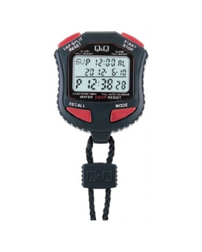 Q&Q HS45J003Y Digital Stoppuhr - Professionell, Timer und Alarm

