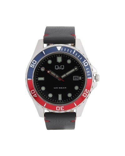 Men's Q&Q Watch Black A172J342Y, Ø 43mm, Water Resistant
