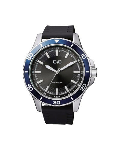 Miesten rannekellot Q&Q QB24J302Y Musta (Ø 48 mm)
