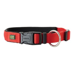 Collier pour Chien Hunter Neopren Vario, Rouge (28-30 cm) - Support Souple et Réglable
