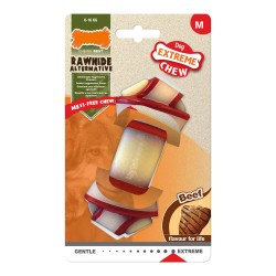 Nylabone Nudo de Cuero Natural para Perros: Duradero y Sabroso para Masticar
