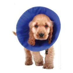 KVP EZ Soft Halskragen für Hunde (14-31 cm) - Komfortabler Schutz, Blau
