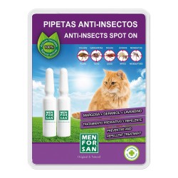 Menforsan Repellent Pipettes for Cats, Pack of 2

