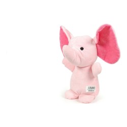 Gloria Peluche Elefante Rosa per Cani, 10 cm - Gioco Morbido e Coccoloso per Animali Domestici