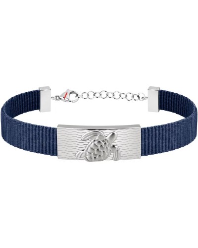 Sector Pulsera Hombre Save The Ocean - Acero Azul y Negro
