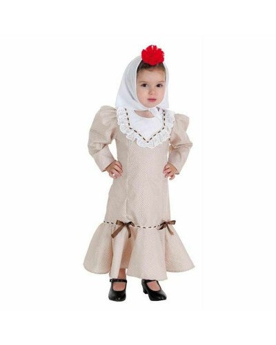 Disfraz Chulapa Bebé Beige (2 Piezas) - Tradicional y Cómodo
