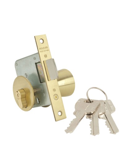 MCM Sausage Knob Lock | Knob, 60mm Thickness, Key and Thumbturn
