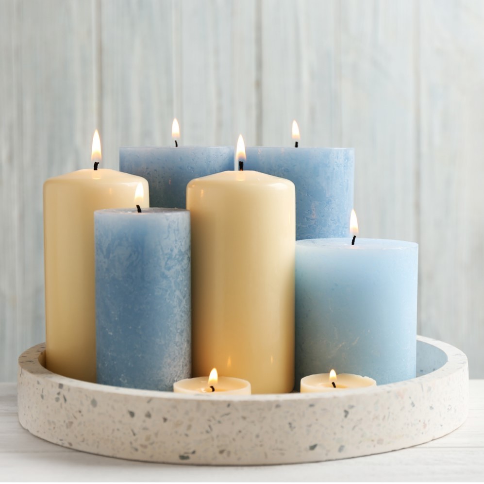 CANDLES AND CANDLE HOLDERS