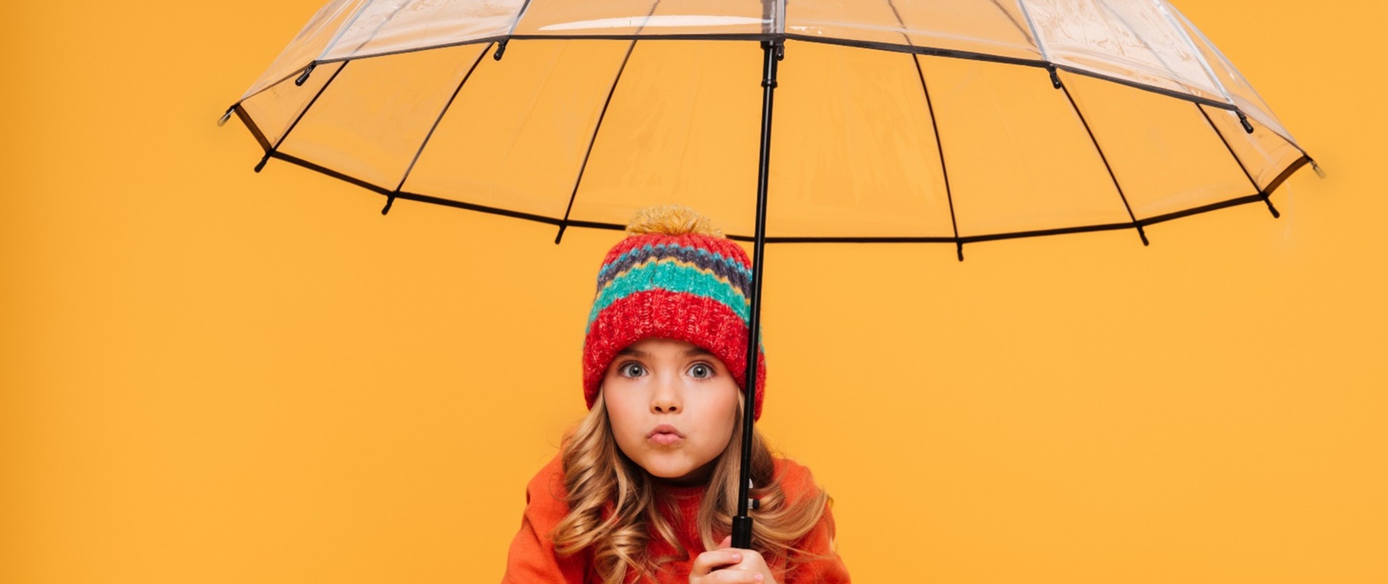 UMBRELLAS AND HATS FOR CHILDREN